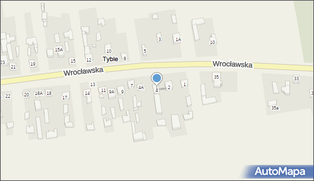 Tyble, Tyble, 4, mapa Tyble