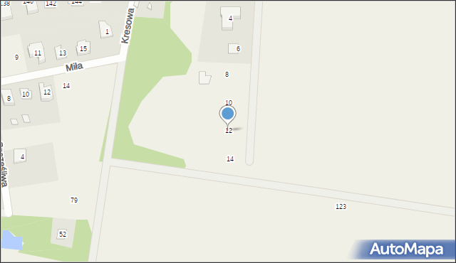 Tyborów, Tyborów, 12, mapa Tyborów