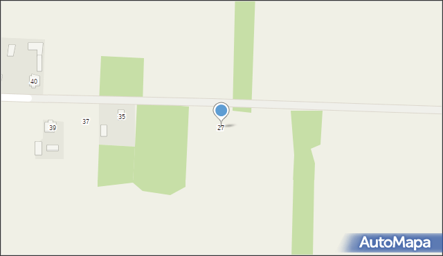 Tyborów, Tyborów, 27, mapa Tyborów