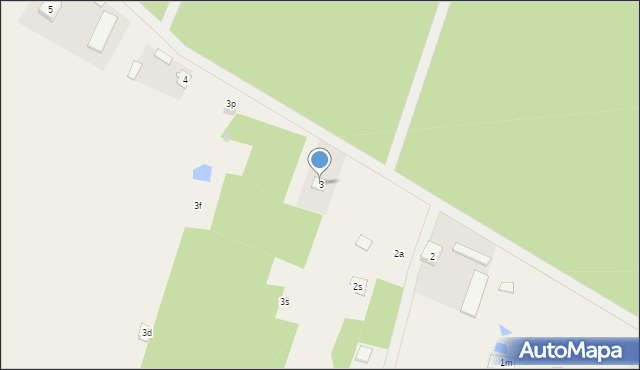 Tyborów, Tyborów, 3, mapa Tyborów