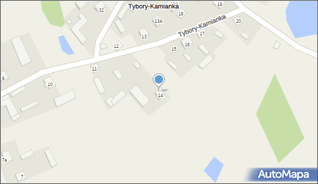 Tybory-Kamianka, Tybory-Kamianka, 12A, mapa Tybory-Kamianka