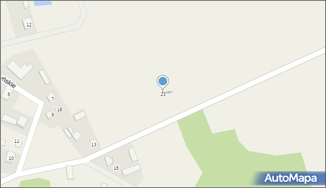 Tybory Uszyńskie, Tybory Uszyńskie, 23, mapa Tybory Uszyńskie