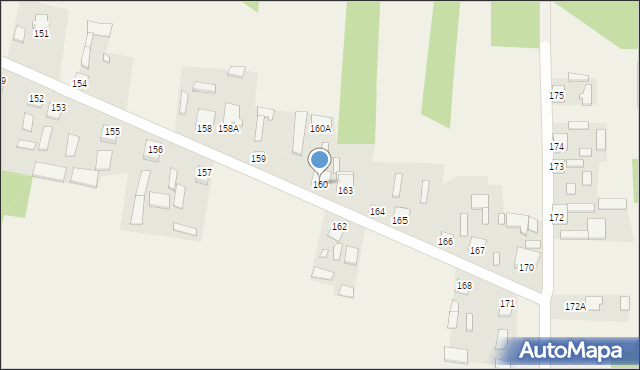 Tychów Nowy, Tychów Nowy, 160, mapa Tychów Nowy