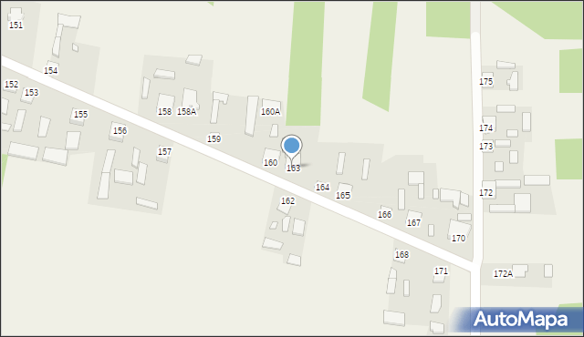 Tychów Nowy, Tychów Nowy, 163, mapa Tychów Nowy
