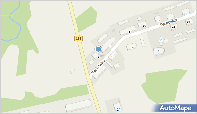 Tychówko, Tychówko, 4, mapa Tychówko