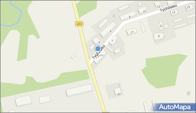 Tychówko, Tychówko, 5, mapa Tychówko