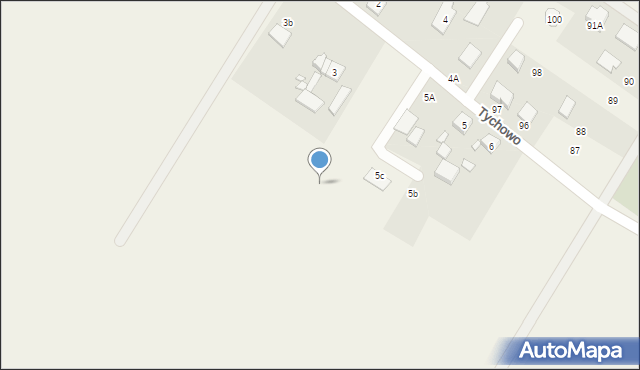 Tychowo, Tychowo, 5db, mapa Tychowo