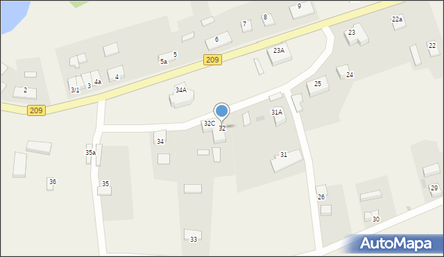 Tychowo, Tychowo, 32, mapa Tychowo