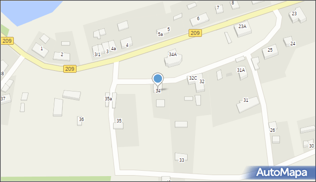 Tychowo, Tychowo, 34, mapa Tychowo