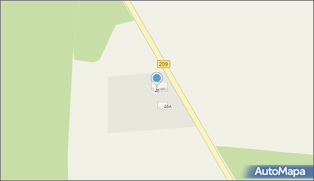 Tychowo, Tychowo, 46, mapa Tychowo