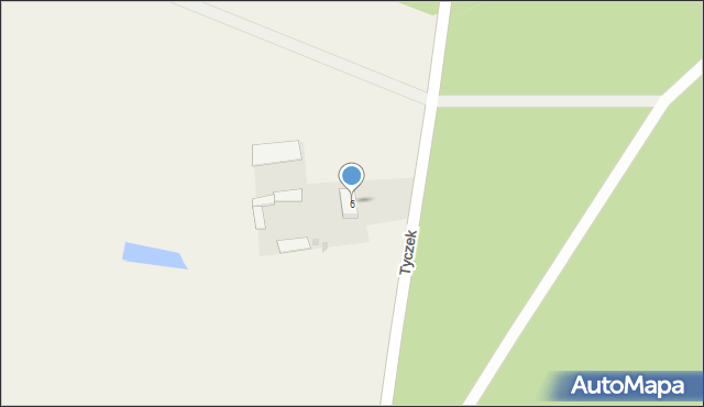 Tyczek, Tyczek, 6, mapa Tyczek