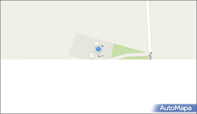 Tyczek, Tyczek, 7A, mapa Tyczek