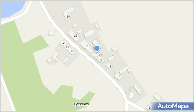 Tyczewo, Tyczewo, 10, mapa Tyczewo