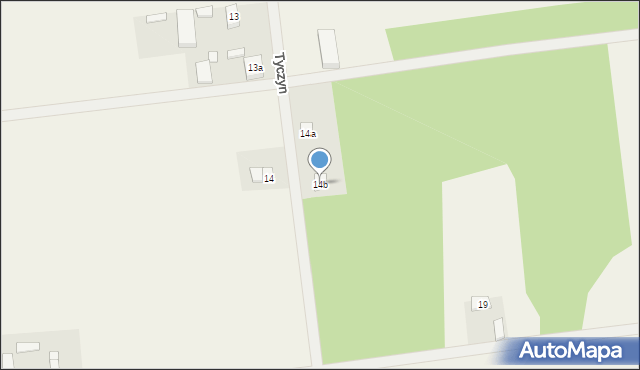 Tyczyn, Tyczyn, 14b, mapa Tyczyn