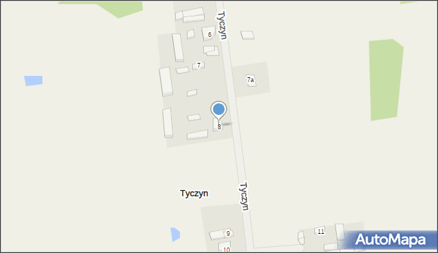 Tyczyn, Tyczyn, 8, mapa Tyczyn