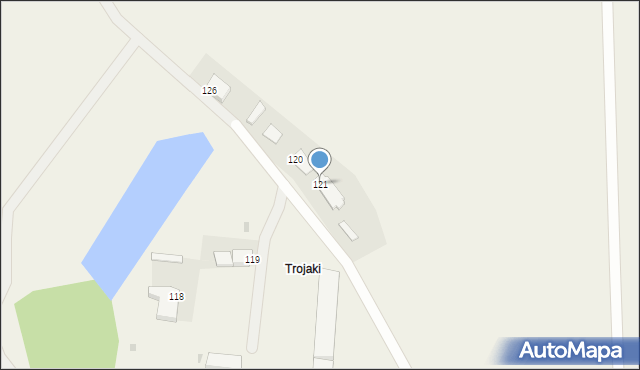 Tylice, Tylice, 121, mapa Tylice