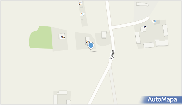 Tylice, Tylice, 29l, mapa Tylice