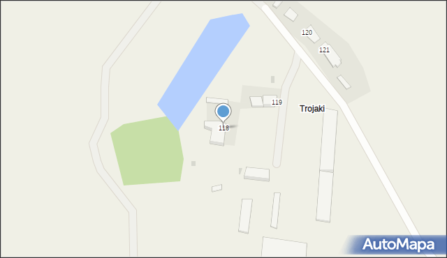 Tylice, Tylice, 118, mapa Tylice