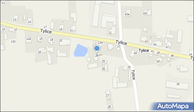 Tylice, Tylice, 24, mapa Tylice