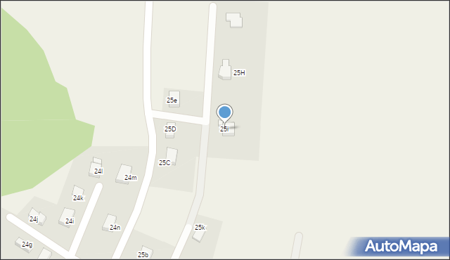 Tylice, Tylice, 25i, mapa Tylice