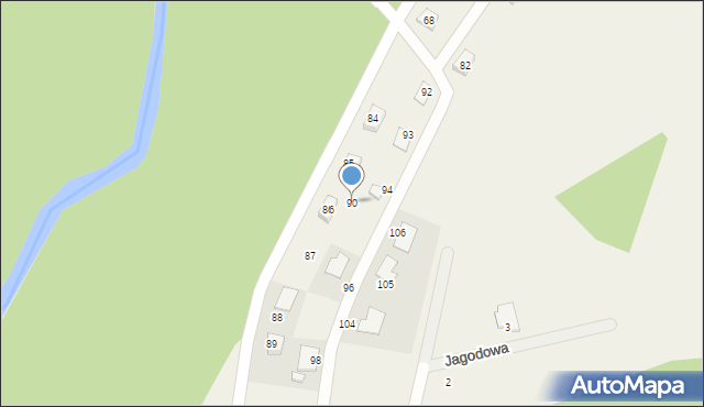 Tylice, Tylice, 90, mapa Tylice