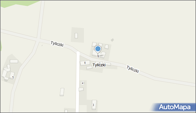 Tyliczki, Tyliczki, 9, mapa Tyliczki