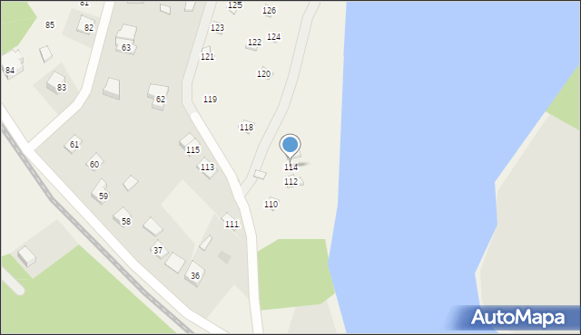 Tylkowo, Tylkowo, 114, mapa Tylkowo