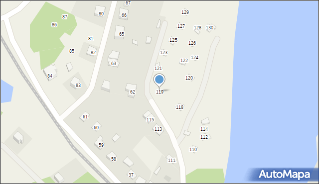 Tylkowo, Tylkowo, 119, mapa Tylkowo