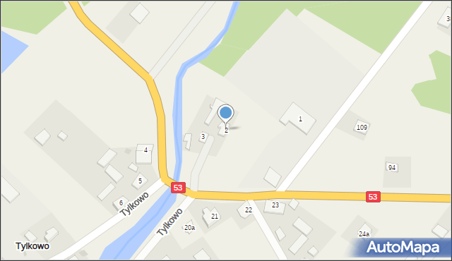 Tylkowo, Tylkowo, 2, mapa Tylkowo
