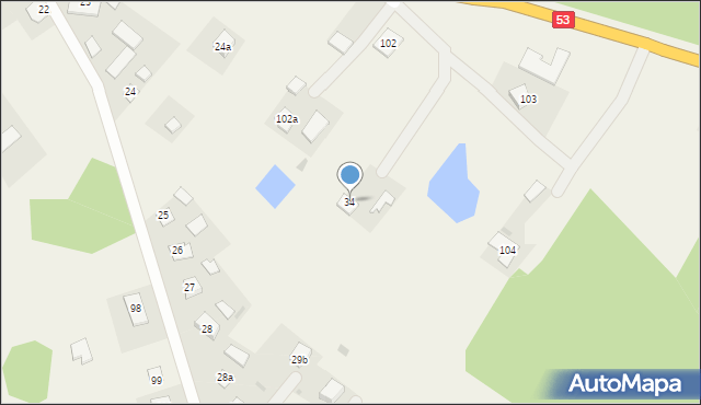 Tylkowo, Tylkowo, 34, mapa Tylkowo