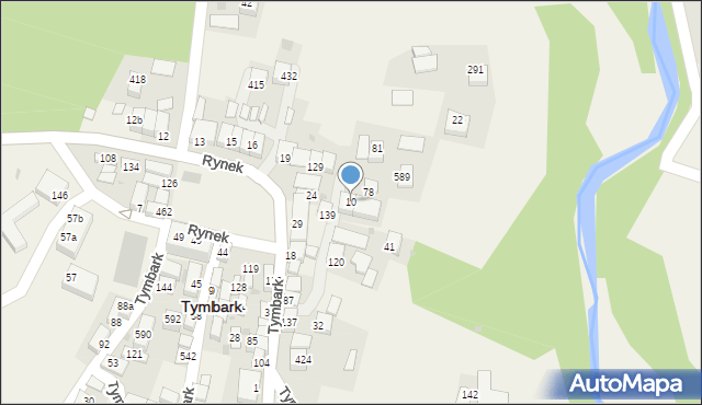 Tymbark, Tymbark, 10, mapa Tymbark