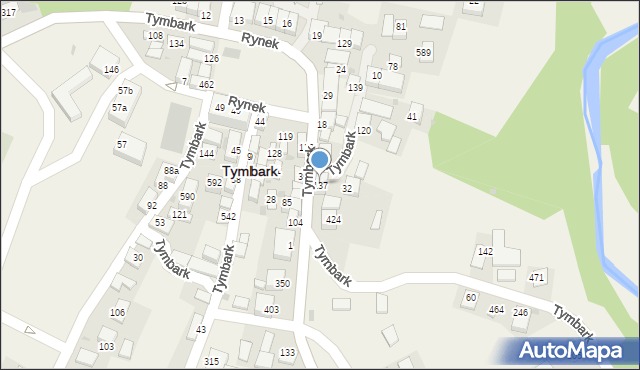 Tymbark, Tymbark, 137, mapa Tymbark