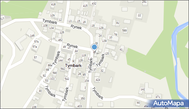 Tymbark, Tymbark, 143, mapa Tymbark