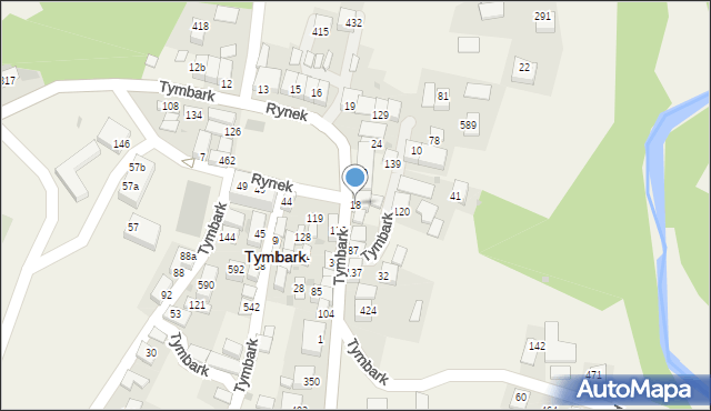 Tymbark, Tymbark, 18, mapa Tymbark