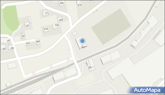 Tymbark, Tymbark, 249, mapa Tymbark