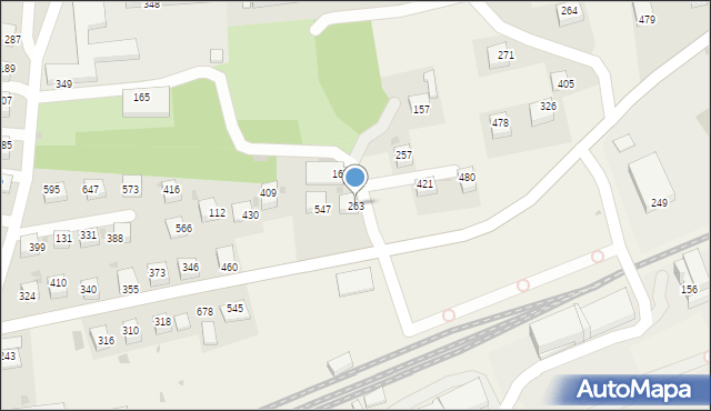 Tymbark, Tymbark, 263, mapa Tymbark