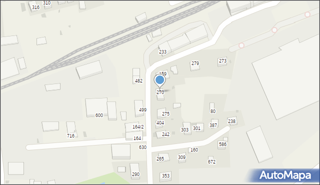 Tymbark, Tymbark, 270, mapa Tymbark