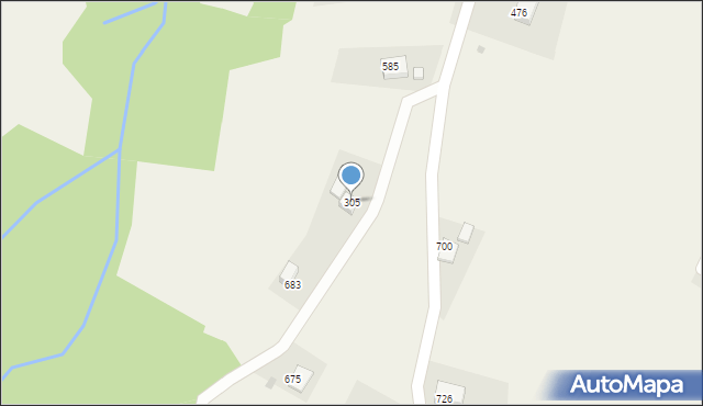 Tymbark, Tymbark, 305, mapa Tymbark