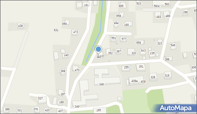 Tymbark, Tymbark, 342, mapa Tymbark