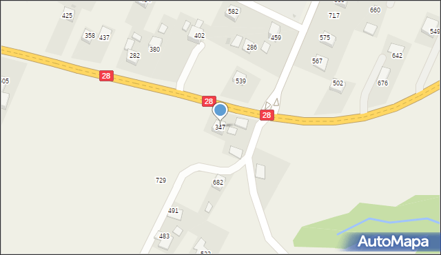 Tymbark, Tymbark, 347, mapa Tymbark