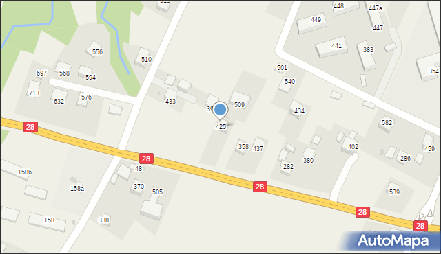 Tymbark, Tymbark, 425, mapa Tymbark