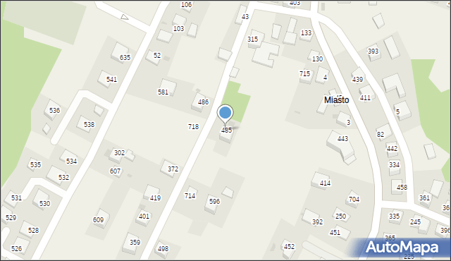 Tymbark, Tymbark, 485, mapa Tymbark