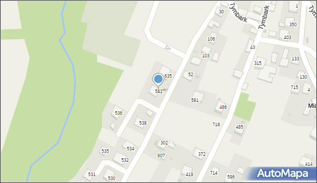 Tymbark, Tymbark, 541, mapa Tymbark