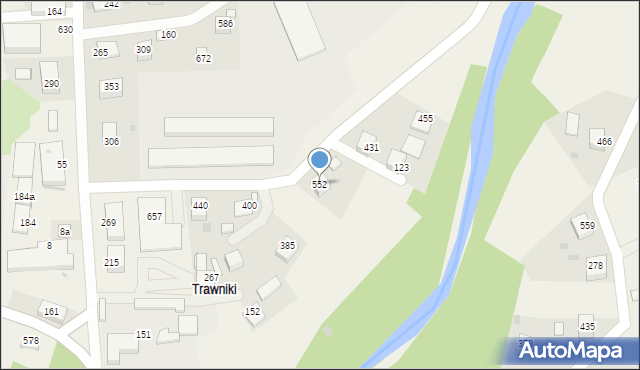 Tymbark, Tymbark, 552, mapa Tymbark