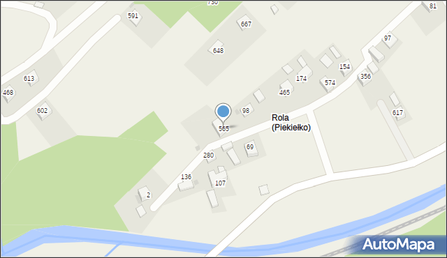 Tymbark, Tymbark, 565, mapa Tymbark