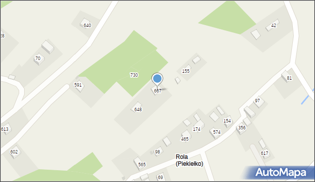 Tymbark, Tymbark, 667, mapa Tymbark