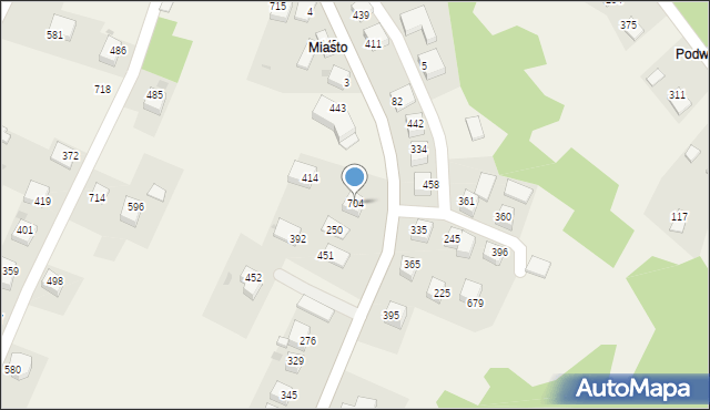 Tymbark, Tymbark, 704, mapa Tymbark