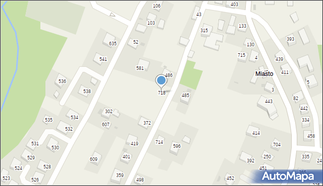 Tymbark, Tymbark, 718, mapa Tymbark