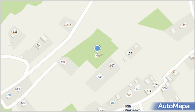 Tymbark, Tymbark, 730, mapa Tymbark