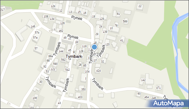 Tymbark, Tymbark, 87, mapa Tymbark